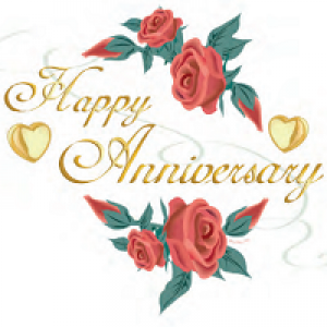 Edible Printed Cake Toppers - Special Occasions - Happy Anniversary